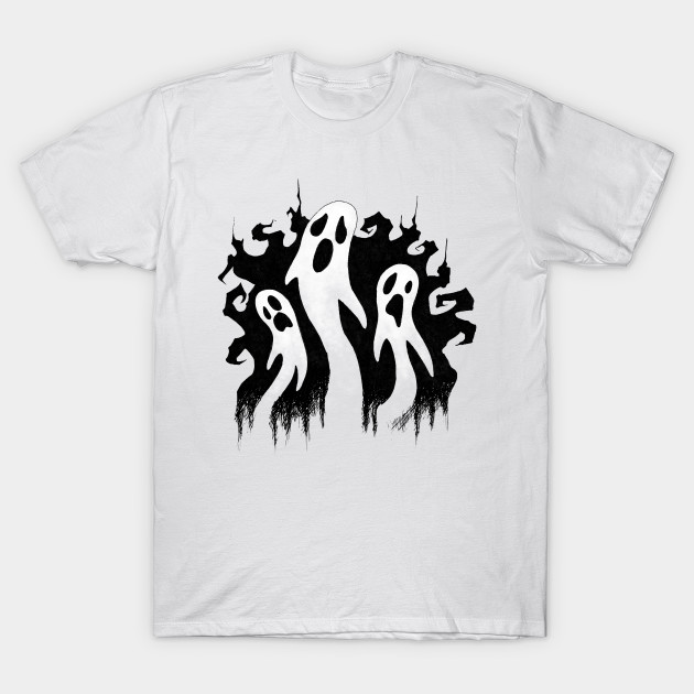 Spooky Ghosts T-Shirt-TOZ